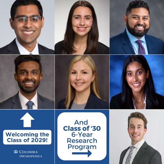 What an incredible match day! @OrthoColumbia welcomes @VarunArvind @ChristinaDelPre @VikranthMirle @vhmouli Grace Plassche and @NityaVenkat (class of 2029) and Alex Dash (2030) to our family. @MSOSOrtho @Inside_TheMatch #orthotwitter