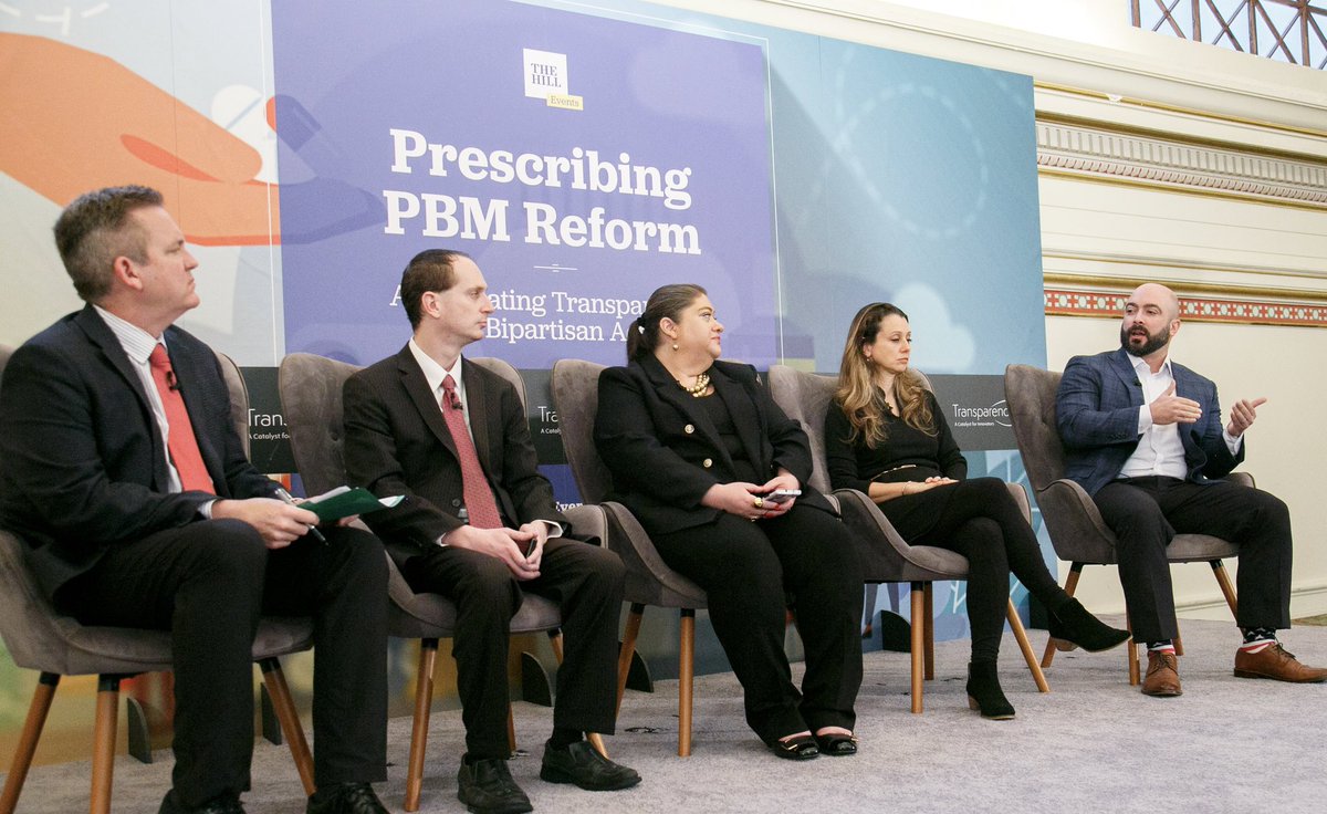 Was great to attend @TheHill’s Prescribing PBM Reform summit last week and talk shop with some of the brightest minds in the drug policy world. thehill.com/events/4485333…