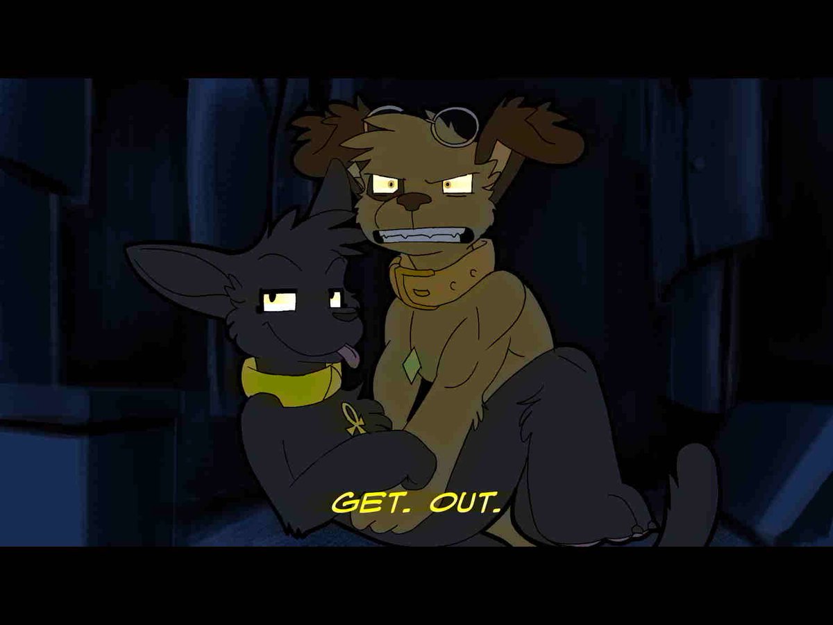 Ohostet's tweet photo. Some faux screenshots I made for a Housepets! Tv show airing in the 2000s. @RicksWriting  @HousepetsComic https://t.co/vvEU0z2alx