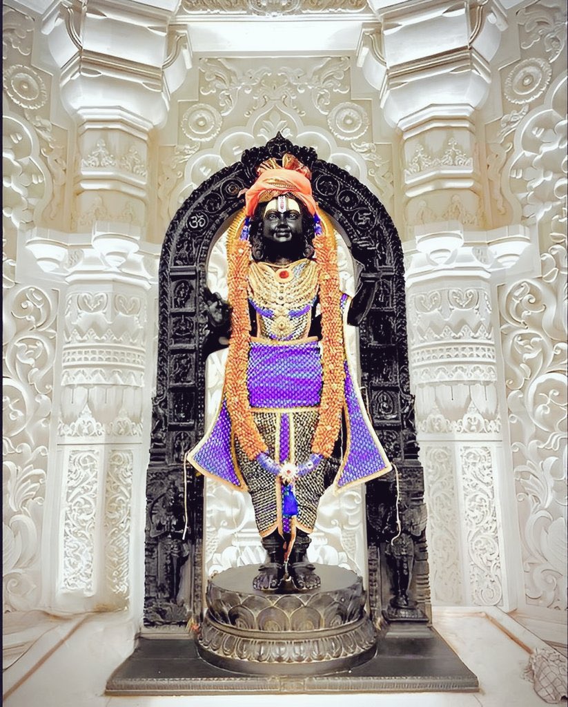 राम...आचार विचार विधान और संस्कार हैं 🚩 राम...नीति प्रीति रीति और नियति है🚩 जय श्रीराम 🙏💐🚩