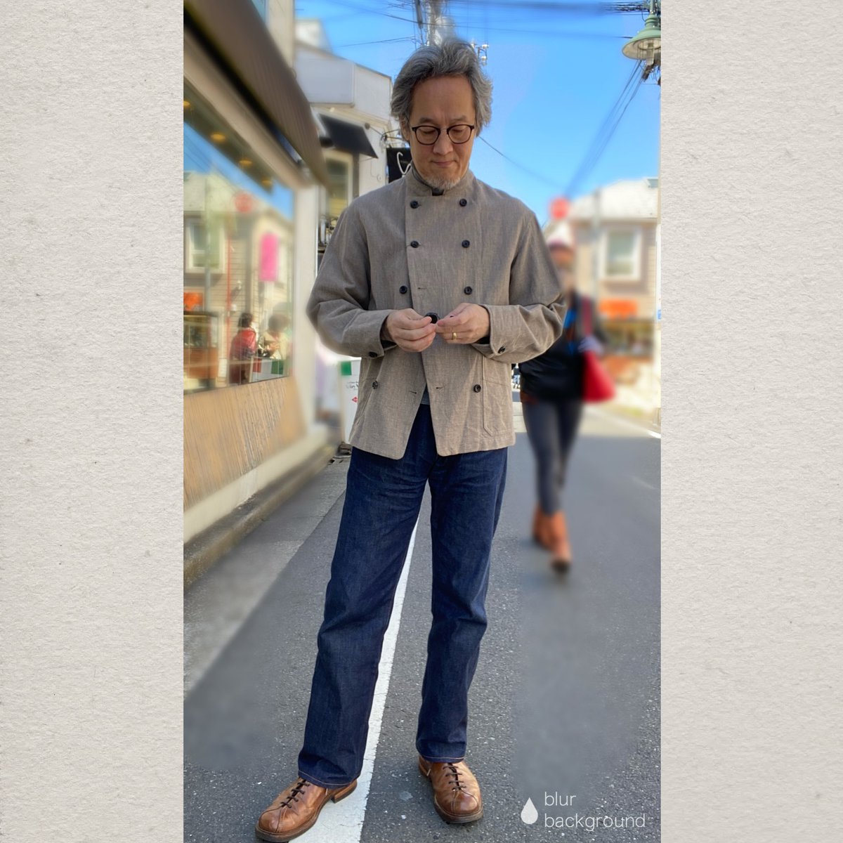 cellar_denim's tweet photo. AUBERGEの24SSジャケット
MALGAT。
まだ2枚あります!
ベージュ38とチャコール42です。
春にふさわしいポールハーデンの
ようなショート丈ジャケット。
#auberge #denimcellar #春コーデ #ジャケットコーデ #自由が丘 https://t.co/XgX1dCpkFP
