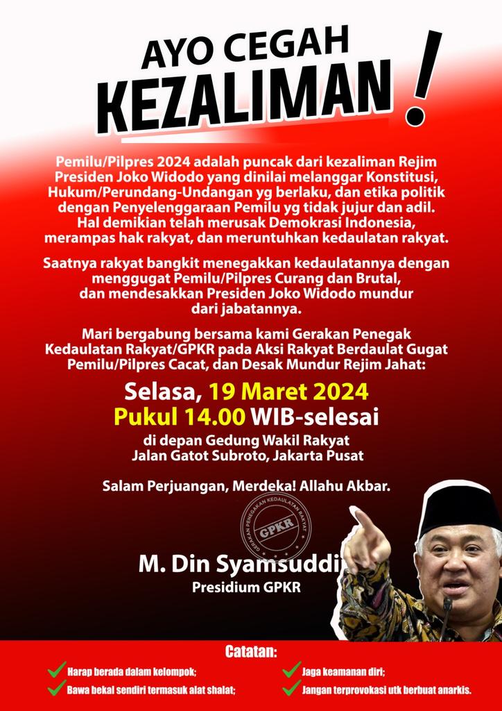 Mari bergabung selamatkan bangsa