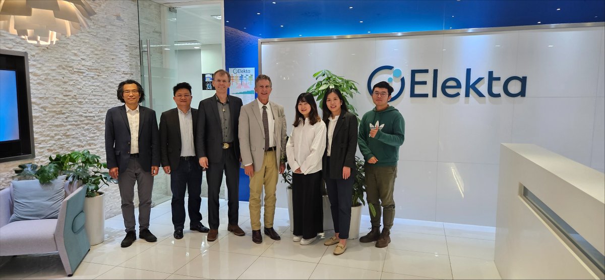 The red carpet was laid out for myself and @ArnoldPompos at Elekta’s Shanghai software development headquarters where we got to see firsthand their future developments to take adaptation in #radonc to the next level. Amazing!