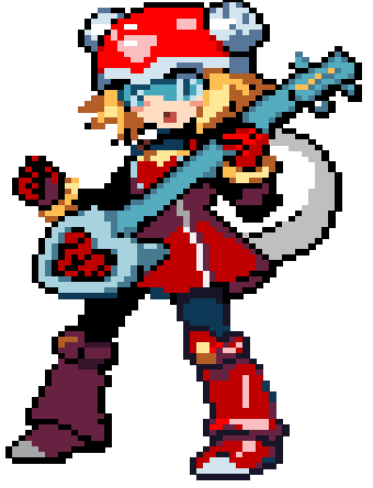 JamesCrossDS's tweet photo. Hace tiempo que no me animaba a hacer un Pixel Art, pero aprovechando los días de descanso me animé a hacer este de Harp Note de la saga de Megaman Starforce, espero les guste 🎸🎵🎶🎼
#pixelart #megamanstarforce #harpnote https://t.co/IAE21MqNCH