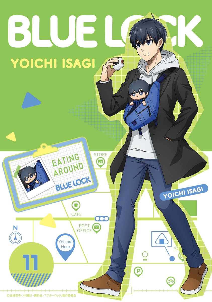 TVアニメ「ブルーロック」 もぐぬいと食べ歩きシリーズ🍙 食べ歩き