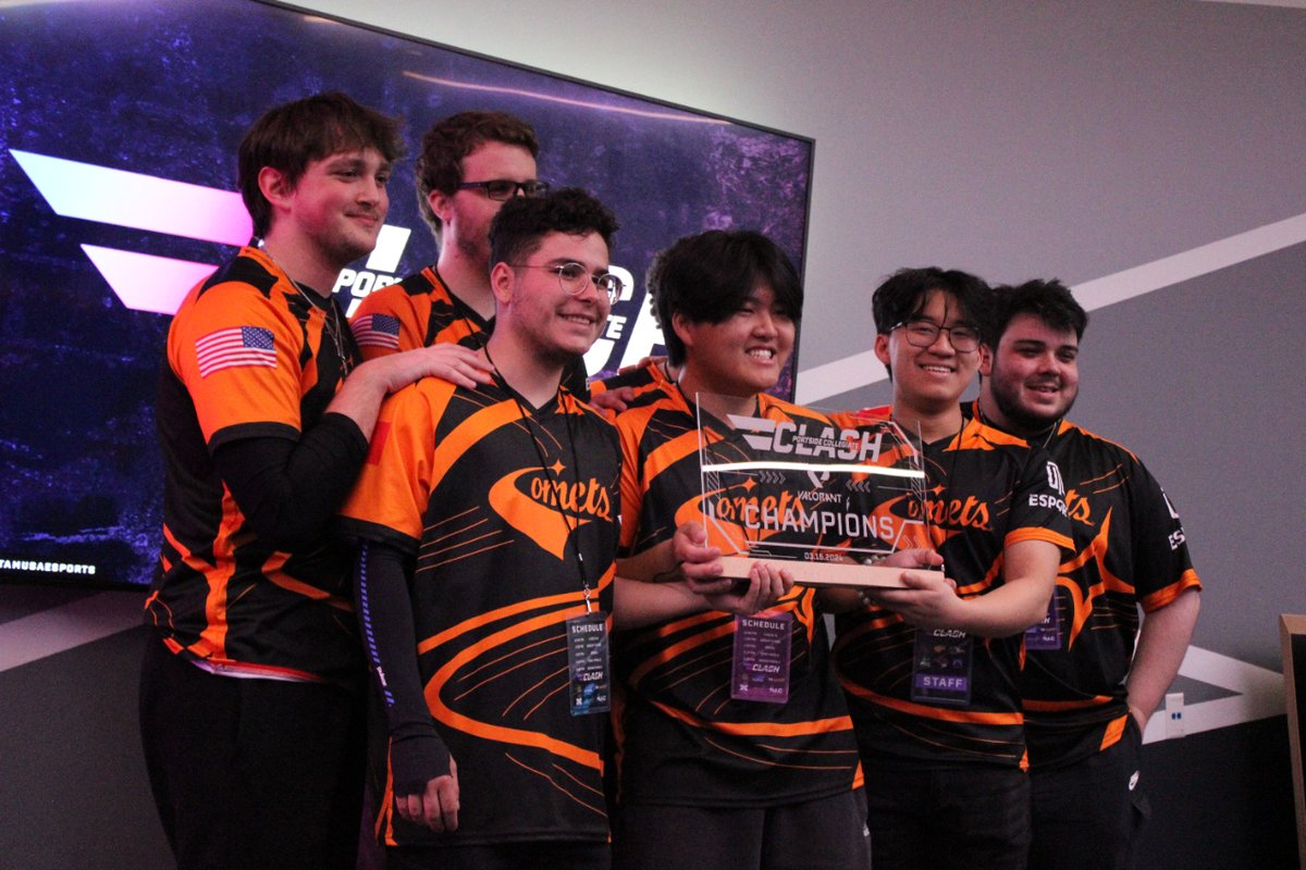 TAMUSAEsports's tweet photo. And the winner for the Portside Collegiate Invitational is.... UNIVERSITY OF TEXAS DALLAS!!! They have won the $700 cash prize and the Mountain Everest Max Keyboard! We thank everyone who tuned in to this event and wish you a goodnight!
#utd #uhd #ocesports #tamusa #nvc #tamiu https://t.co/EJRfGE5Ed2