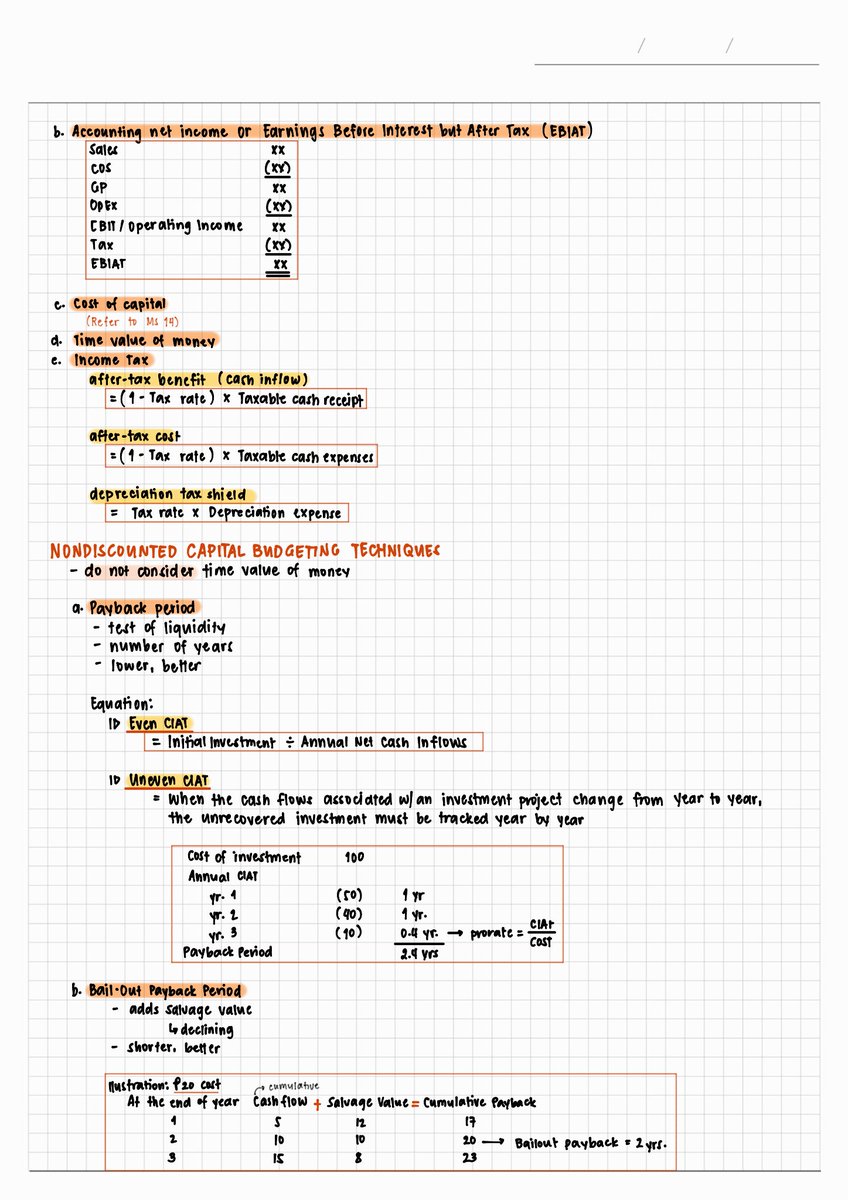 DebitCPATitle's tweet photo. MS: Capital Budgeting (1/2)

#StudytwtMS https://t.co/vOskzXsCNW