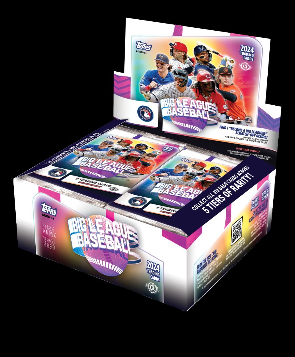 Swing for the fences with Topps Big League Baseball! ⚾️ Collect your favorite players, trade cards, and feel the thrill of the game with every pack. Home run guaranteed! #ToppsBaseball #Collectibles #thehobby #cardboardconnection