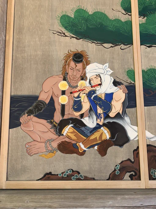 イケメン偉人空想絵巻(*'꒳`*)#国上寺 