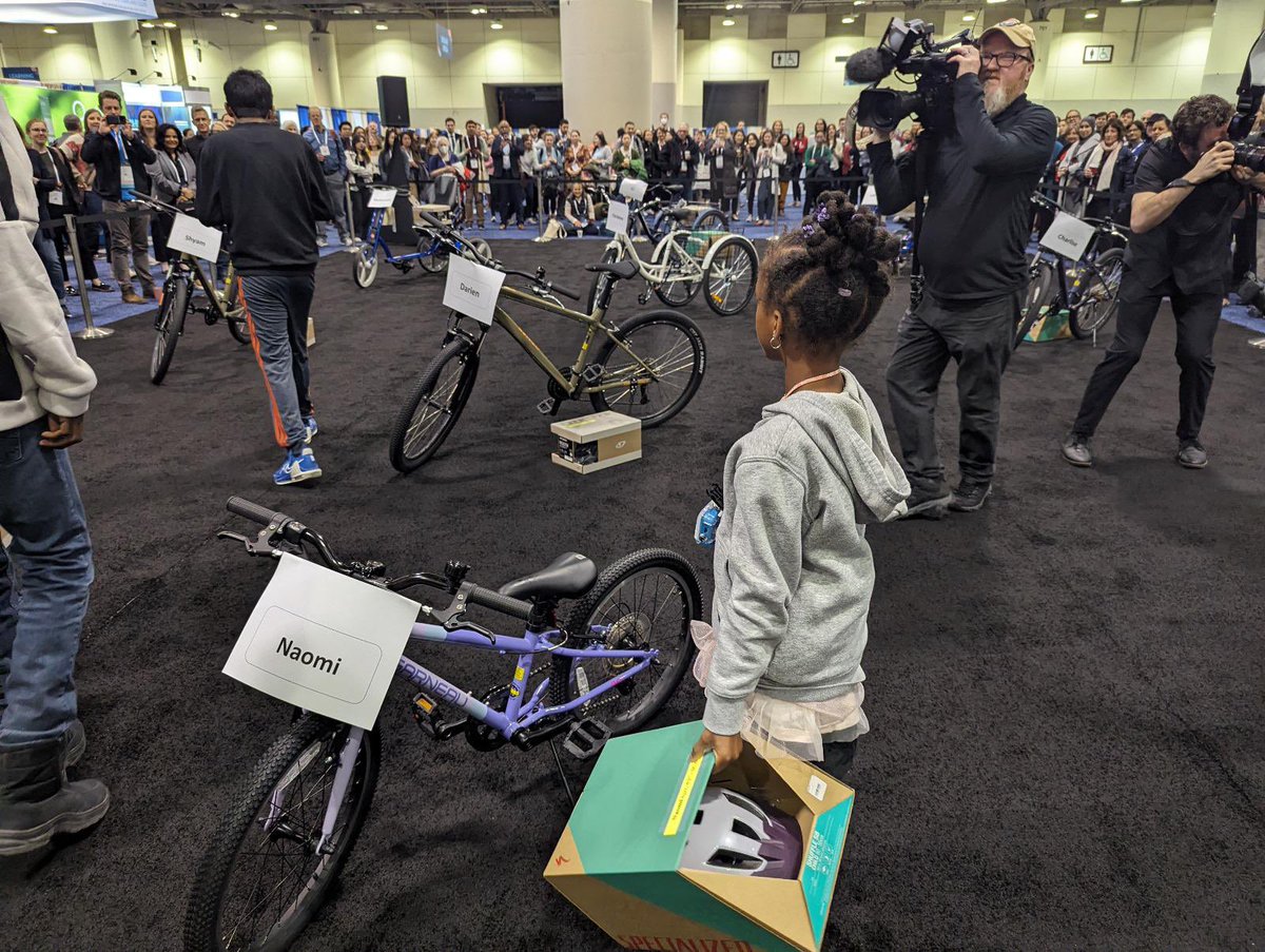 wearecongo's tweet photo. A very cool initiative happened at the ACMG  annual conference in Toronto. @SCAGOSCD partnered with @TheACMG to donate customized bikes to children with sickle cell disease and autism. 
Read more about it here https://t.co/03sgYRDxkX
#genetics #sicklecell #accessibility https://t.co/woFyTLCcNn