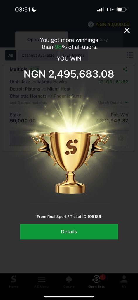 BasketballProfe's tweet photo. 2.4 million naira came home for breakfast 💥💥💥💥
72 odds 
Drop your acct number with your congratulations 
No DMs https://t.co/GgfbB8BFEl