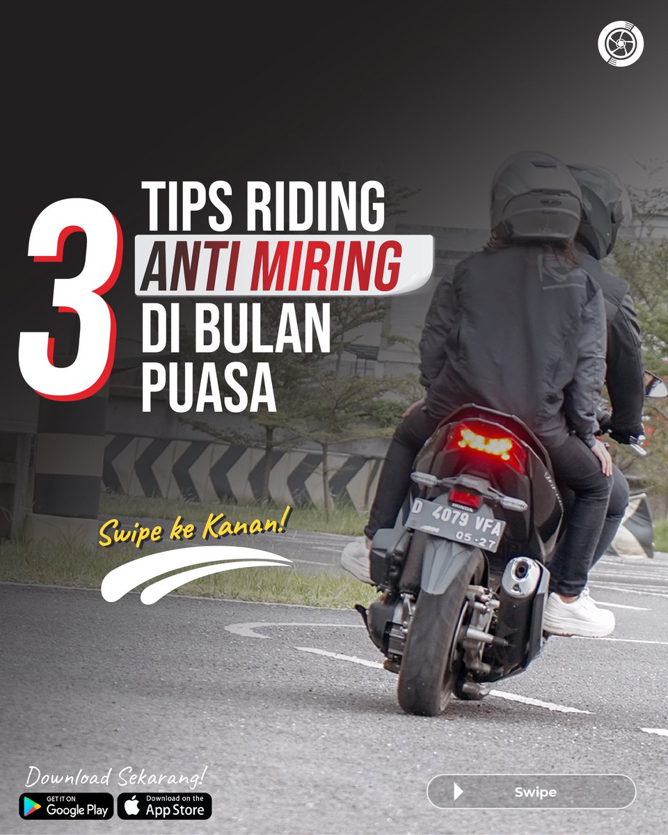 dayaautoapps's tweet image. Kalau sampai miring di jalan harus hati-hati, lho 😤 biar gak miring pas riding, swipe ke kanan ya! 👉🏼