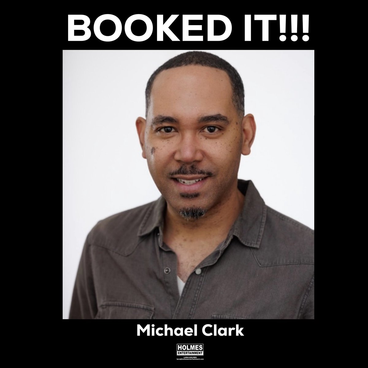 Lara_Holmes's tweet photo. 🎉CONGRATS to #MichaelClark on his awesome episodic booking!🥂 

https://t.co/59vHSKmqib

#WeLoveOurActors 🎭 
#StayTuned 📺 
#CantWaitToShare 🤫

#HolmesEntertainment 
@Holmes_Ent 🎬

Special thanks to: @AVANTartists @actorsaccess @breakdownsvs @sagaftra

https://t.co/KhpgFY5AVk https://t.co/Ec7w9BT1e9