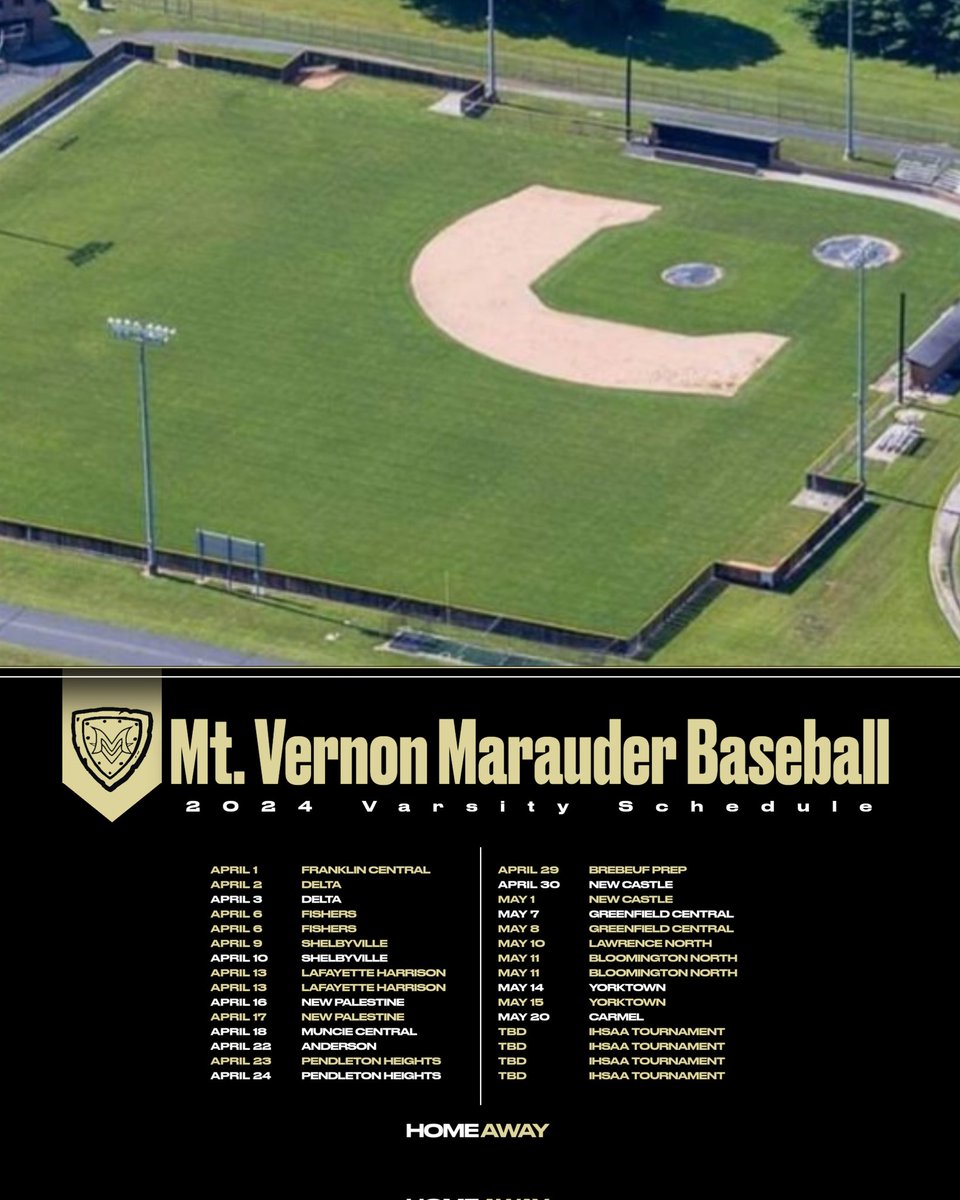 Mt. Vernon Marauder Baseball (@Baseball_MVHS) on Twitter photo 2024-03-16 03:33:57