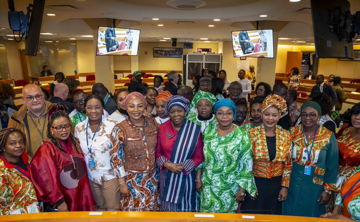 Tjrs dans le cadre de la #CSW68, une forte délégation conduite par la Min @Nasseneba_Toure, prend part au #sideEvent organisé par #CARE sur la participation politique des femmes en Afrique de l’Ouest pour accélérer l’égalité des sexes & l’autonomisation des femmes et des filles.