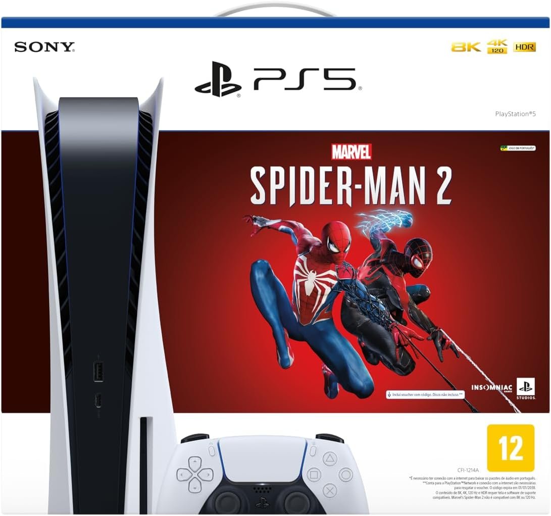 #DICA Console PlayStation®5 + Marvel's Spider-Man 2 por 3672 Reais na Amazon! MENOR PREÇO: 🚨 amzn.to/3vcpSBw 🚨 amzn.to/3vcpSBw 🚨 amzn.to/3vcpSBw Player de DVD, Blu-ray e Blu-ray 4K!