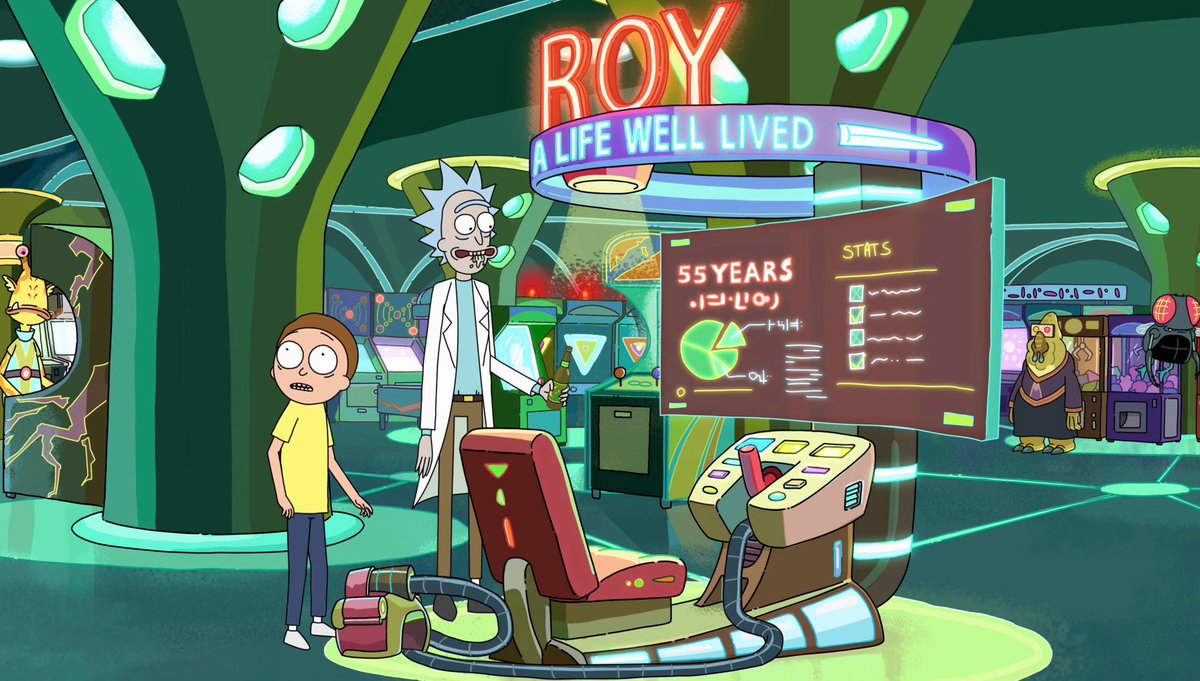 What if these lives we are living is just an elaborate Roy MMOG...