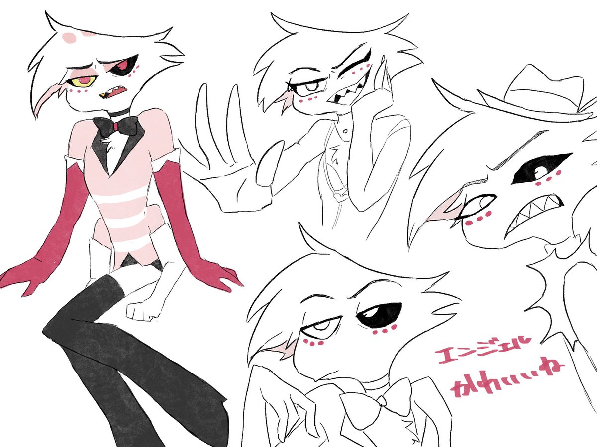 #HazbinHotel #ハズビンホテル
 絵柄慣れる練習 