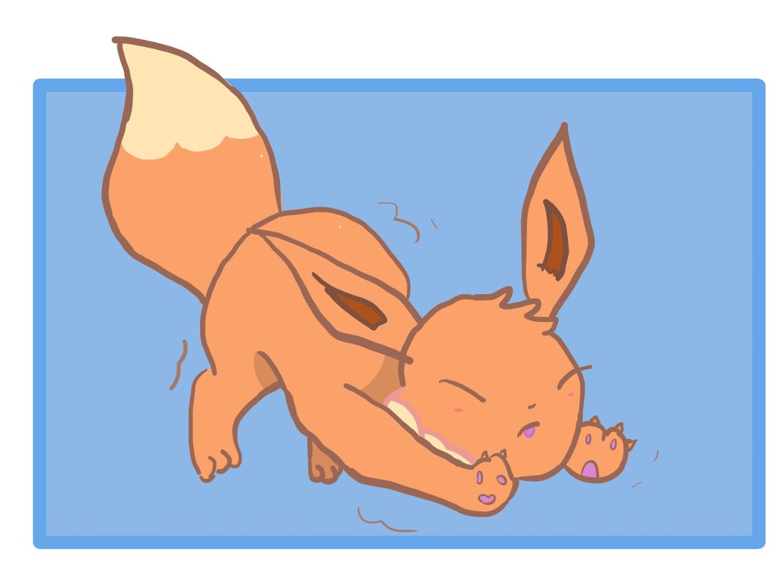 DuckabIe's tweet photo. Eevee https://t.co/yrlECVrPWN
