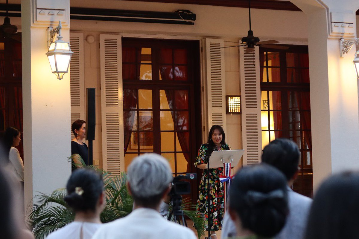 Célébration de la journée internationale des droits des femmes à la Résidence de 🇫🇷, en partenariat avec #UNDPLaoPDR sur la thématique « Investing in Women : accelerating progress ». Advancing gender equality is a priority for 🇫🇷 diplomacy.