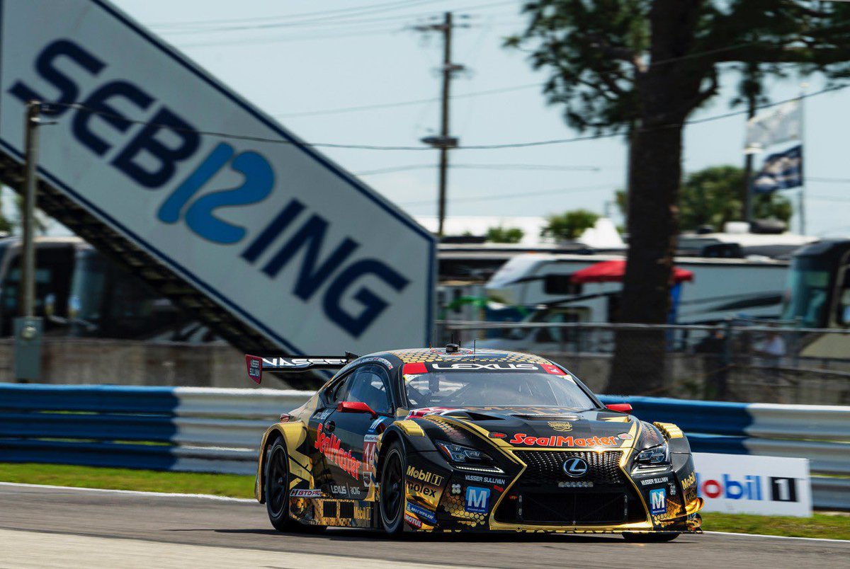 It’s RACE DAY! We take the start of the #Sebring12Hours from pole in the #14 at 09:40 🇺🇸 💻📱 imsa.com/tvlive/ 📺 Peacock/USA Network #LexusPerformance