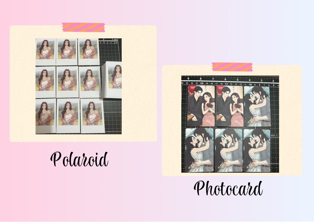 tineeefriedrich's tweet photo. Hi jsls. We do customized photocards, polaroid and printing services for an affordable price. Dm me for more info or visit @raiealstudios https://t.co/mI2nSbab6R
