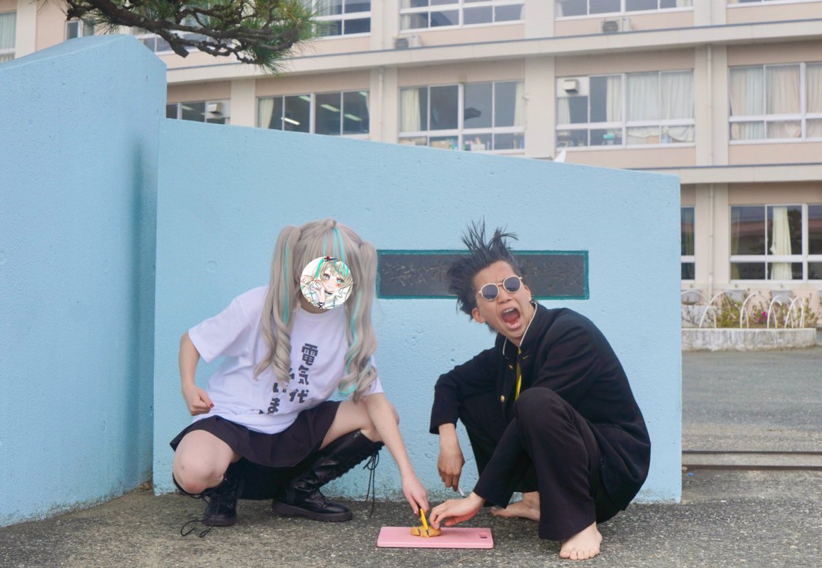 Vtuberだけど 母校の前でメンチきってきた。