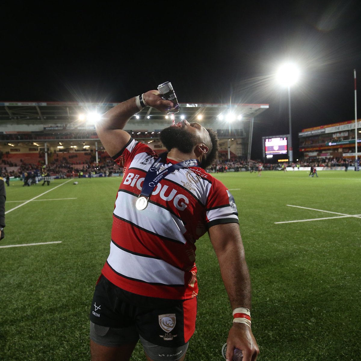 Drink it in! 🍻 A night to remember at Kingsholm 🍒