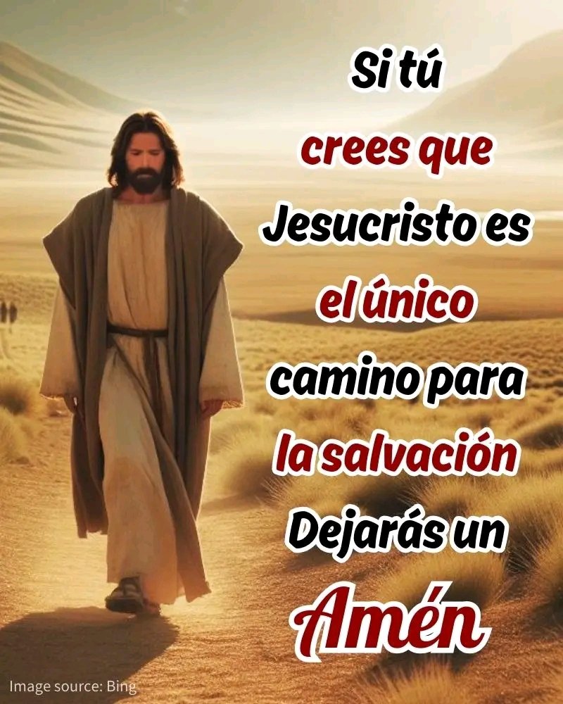 PADRE BUENO,en esta mañana te doy gracias por la dicha de un nuevo despertar. Te pido q tu amor,tu compañía y tu sublime bendición estén conmigo y con los míos durante los 7 días d esta nueva semana.
PADRE,hoy te entrego todo lo que tengo,se tú guiando mis pasos.
En CRISTO.
AMÉN.