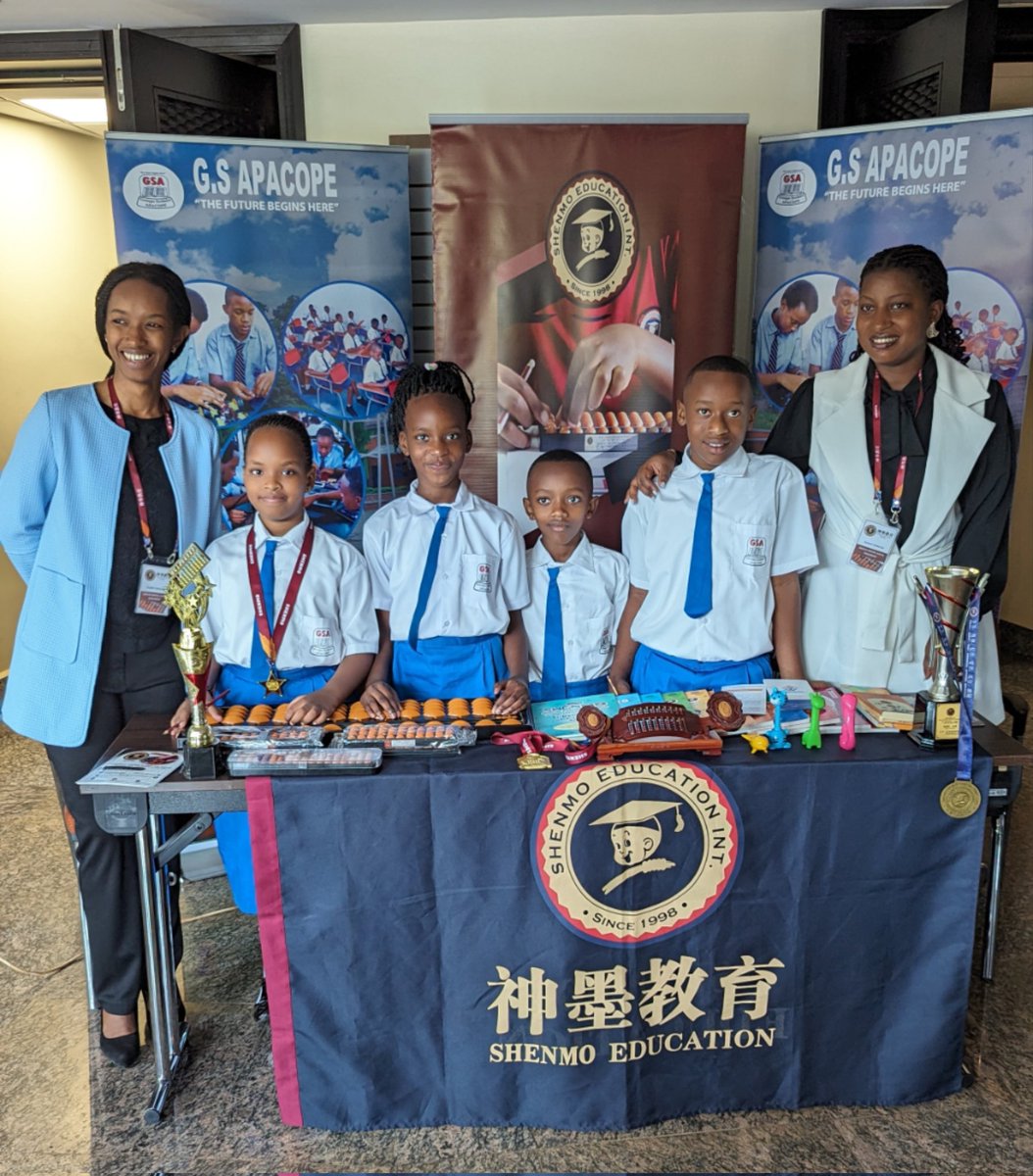 Shenmo Education Rwanda exhibition @IntareArena with our cooperative school @APACOPE on the sidelines of @firstLegoLeague 'Build Future Engineers' @RwandaShenmo @REBRwanda @Rwanda_Edu @RwandaICT #firstlegoleague