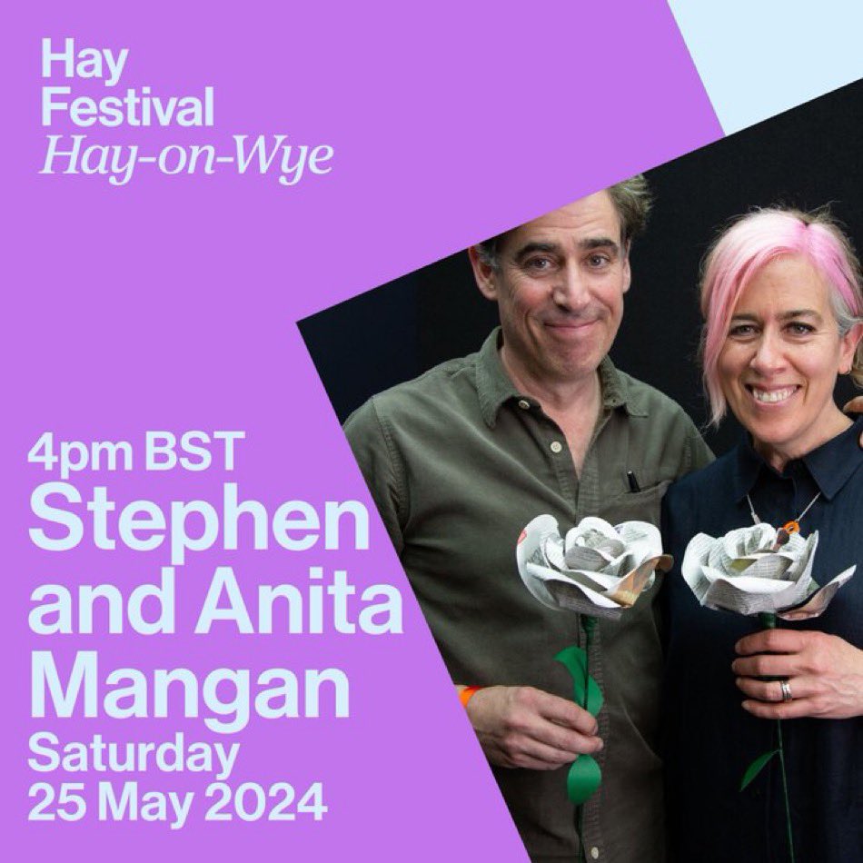 We’re back at the magnificent @hayfestival in May talking about our new book: THE DAY I FELL DOWN THE TOILET. Games, drawing and some screaming. Tickets: hayfestival.com/p-20069-stephe…