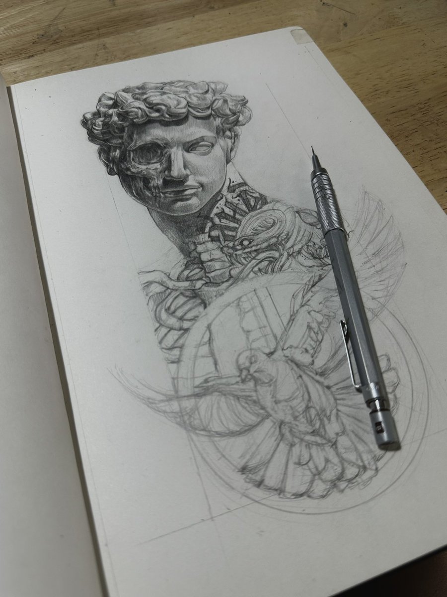 I drawing 
#drawing  #sketchbook #still #life #skull #skullart 
#portrait #anatomy #figure #figuredrawing #devid 
#figureskating #pencil #pencildrawing #tattoo #flashtattoo 
#backwork #backandgrey #backandgreytattoo #snake 
#snaketattoo #typo #typography #peace