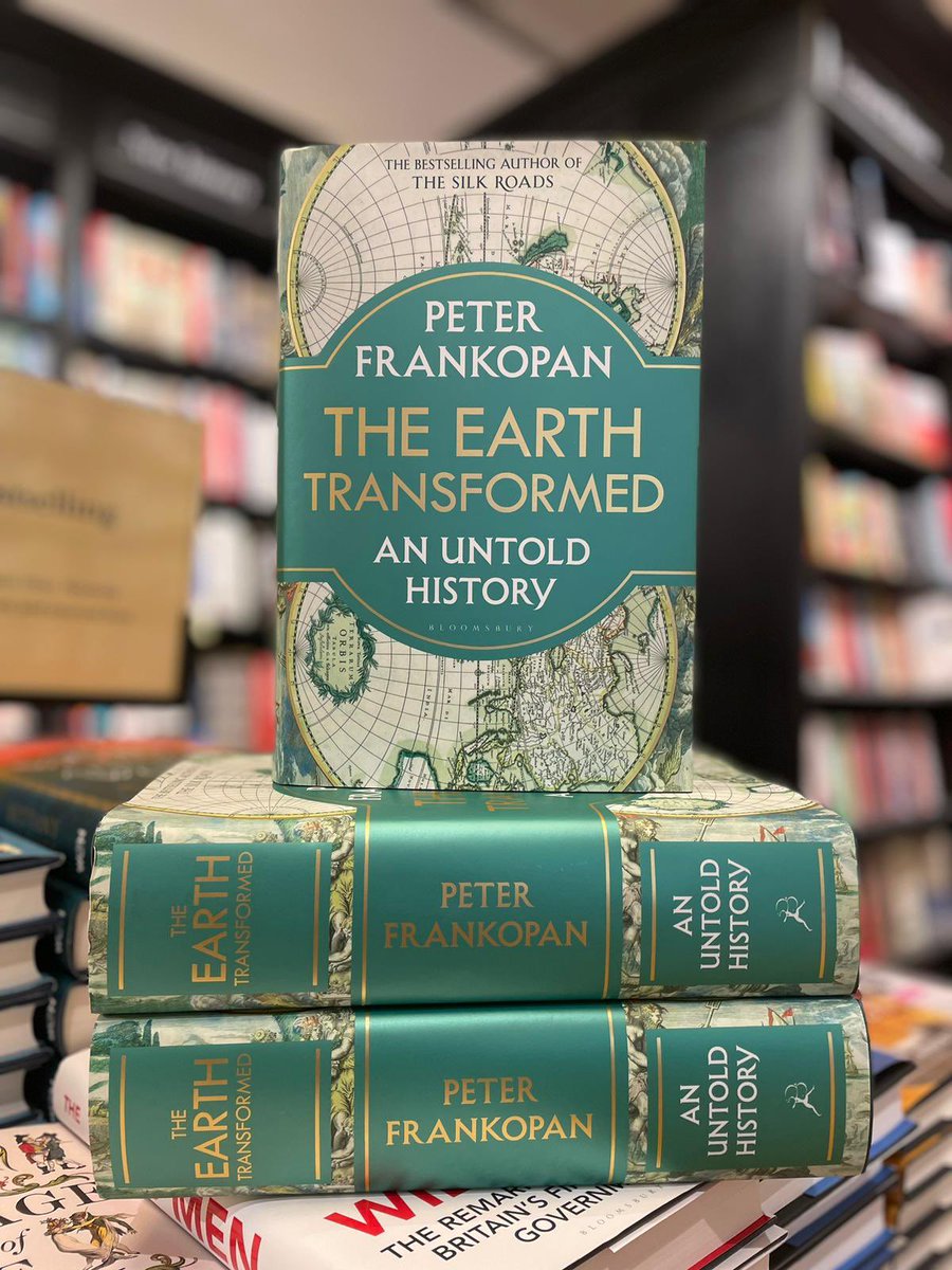 Join us on the 3rd April for a fantastic evening with @peterfrankopan to celebrate the paperback release of The Earth Transformed, details here: waterstones.com/events/an-even…