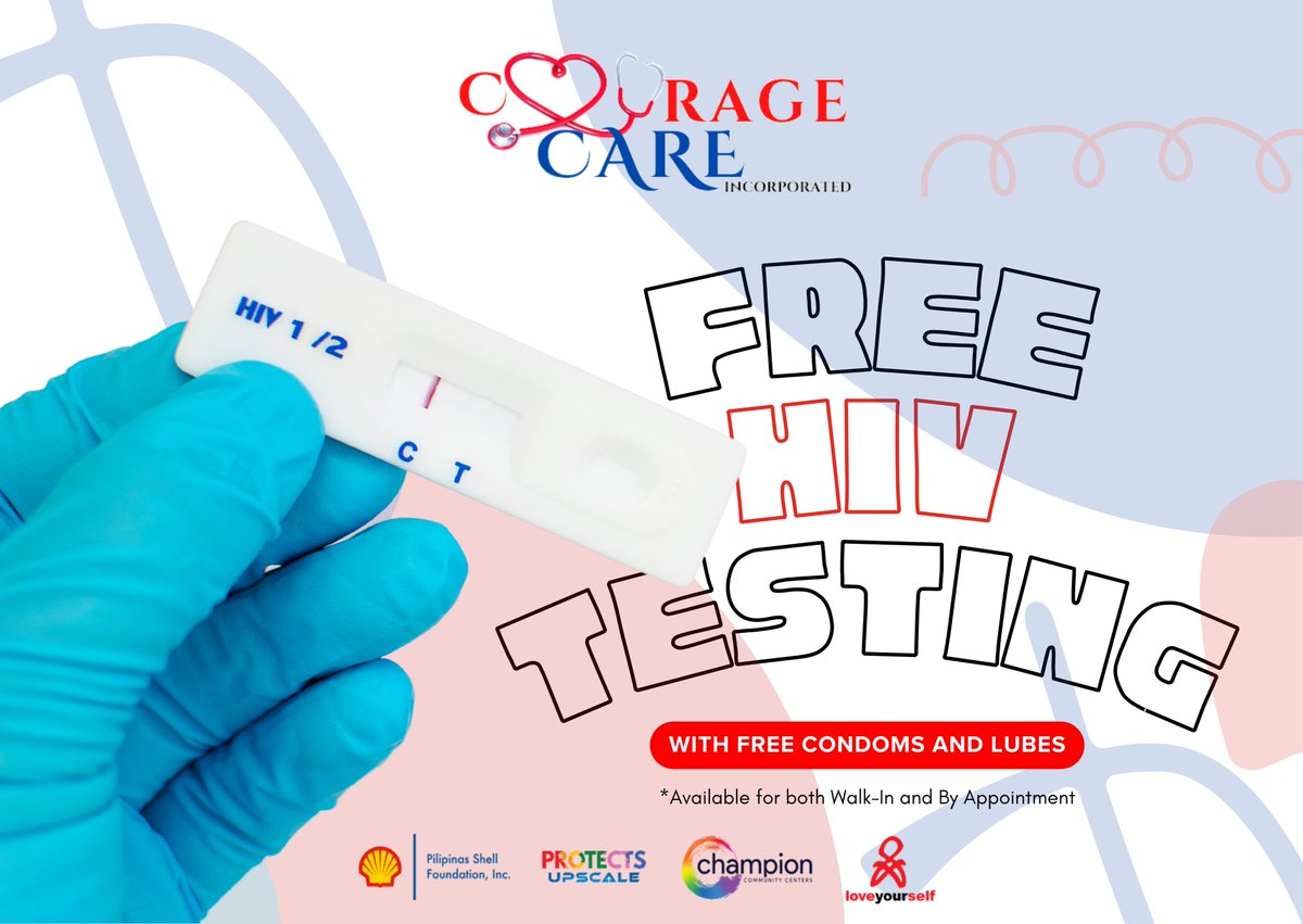 CourageCare is offering FREE HIV Screening/Testing!
Available for both Walk-In and By Appointment
#CCI #GetTestedGetPrEP