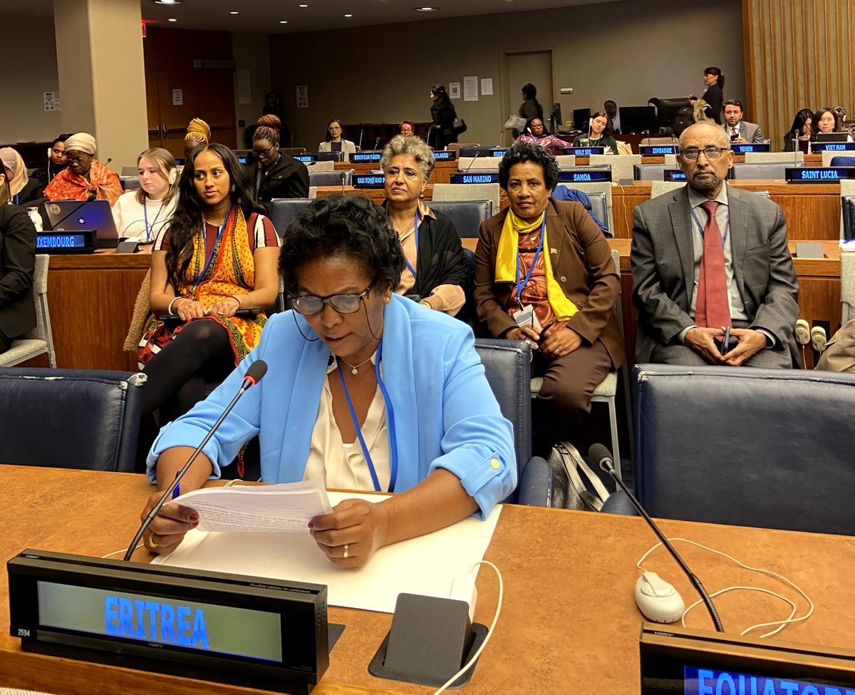 Statement delivered by Ms. TekeaTesfamichael,

President of the National Union of Eritrean Women
during the 68th Session of the Commission on the Status of Women
14 March 2024
UNHQ, New York

Mr. Chair,

Excellencies, distinguished delegates,

On behalf of the Government of the…