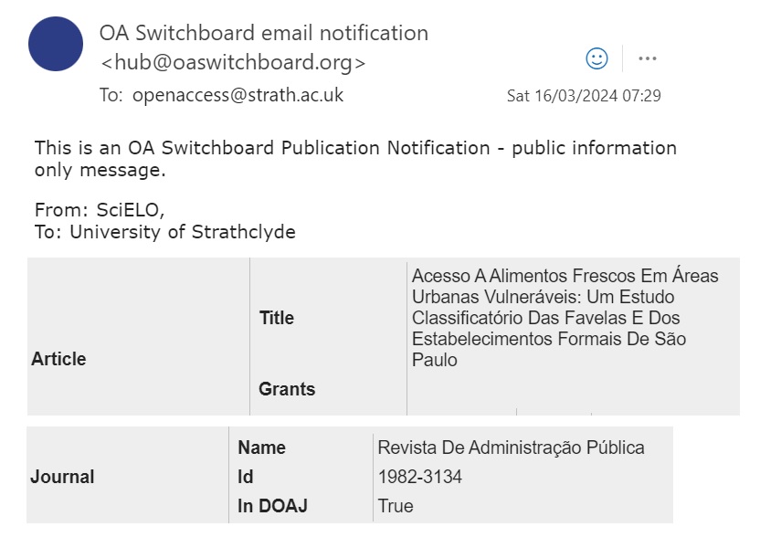 StrathclydeOA (@strathclydeoa) on Twitter photo roughly a year after <a href="/RedeSciELO/">SciELO</a> joins <a href="/OaSwitchboard/">OASwitchboard</a> we get our first-ever notification for a paper by <a href="/viniciuspicanco/">Vinicius Picanço Rodrigues</a> at <a href="/strathdmem/">DMEM Strathclyde</a>
"Acesso a alimentos frescos em áreas urbanas vulneráveis"
doi.org/10.1590/0034-7… roughly a year after <a href="/RedeSciELO/">SciELO</a> joins <a href="/OaSwitchboard/">OASwitchboard</a> we get our first-ever notification for a paper by <a href="/viniciuspicanco/">Vinicius Picanço Rodrigues</a> at <a href="/strathdmem/">DMEM Strathclyde</a>
"Acesso a alimentos frescos em áreas urbanas vulneráveis"
doi.org/10.1590/0034-7…