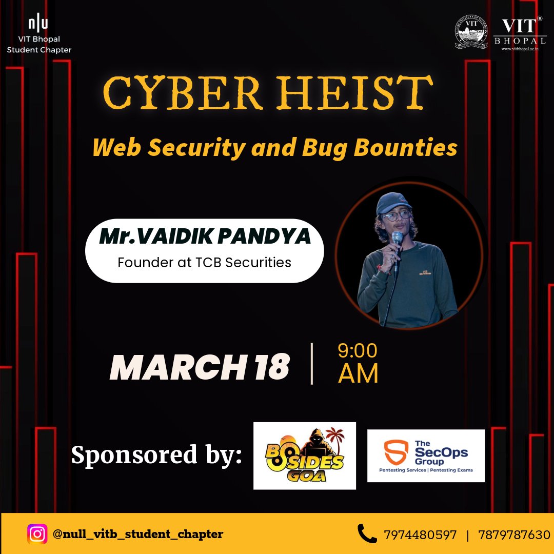 Join Mr. Vaidik Pandya, Founder of TCB Securities, as he navigates the dark web's depths, shedding light on its cybersecurity impact. Don't miss this enlightening discussion for internet sleuths! 🔍🌐 #DarkWeb #Cybersecurity 🔒