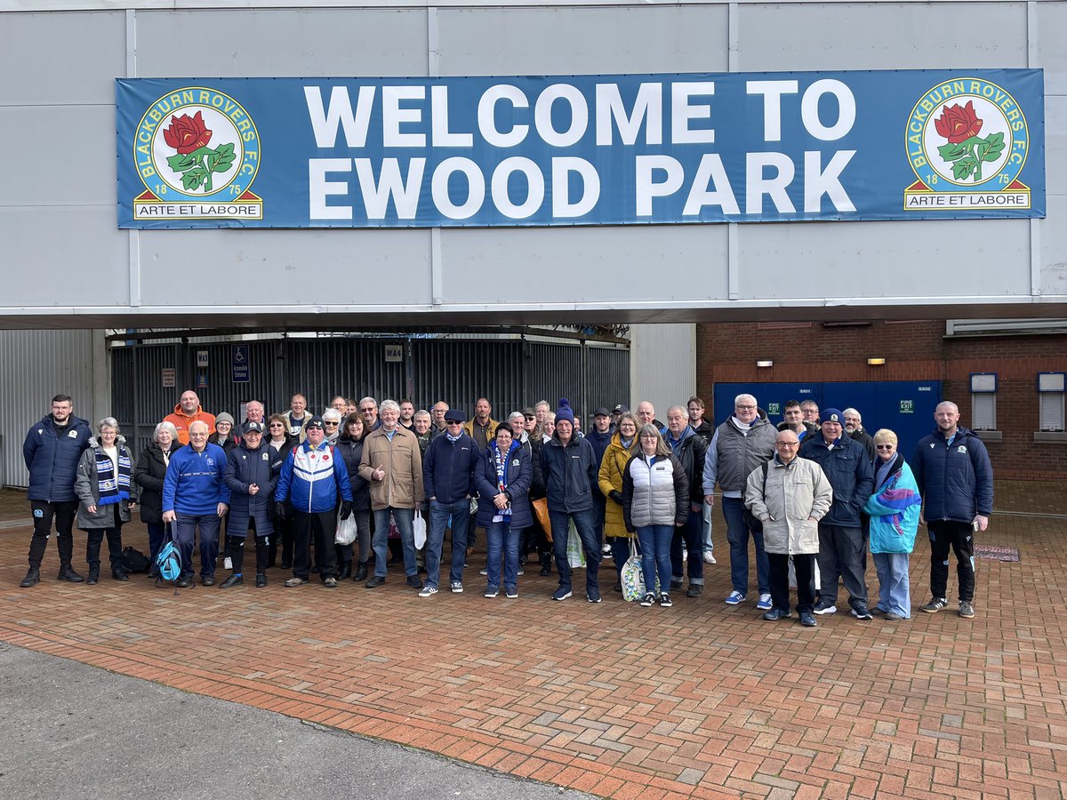 💙We’re all set for our FIRST Remember the <a href="/Rovers/">Blackburn Rovers</a> away day at the Riverside!

#BRCTInclusion #BRCTMatchday #BRCTHealthandWellbeing #Rovers #MIDvROV | <a href="/AgeUKBwD/">AgeUKBwD</a>