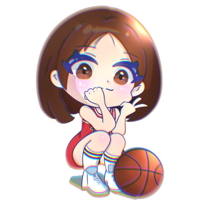 「バスケットボール ショートヘア」のTwitter画像/イラスト(新着)