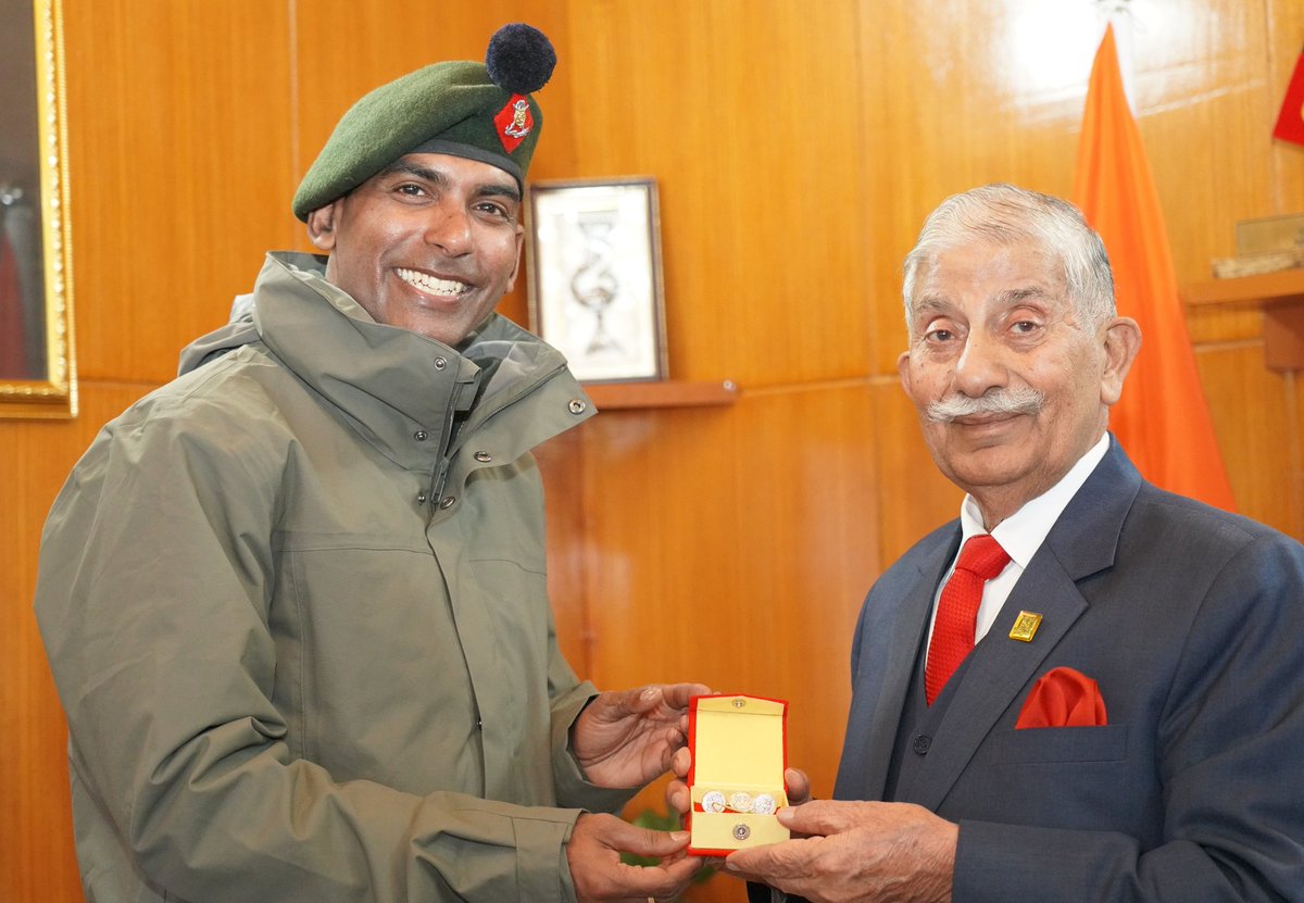 Hon’ble Lt. Governor Brig (Dr) BD Mishra was called on by Lt. Col Surjit Krishnan at Raj Niwas.