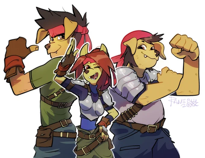 old art making me wanna draw more furries again 