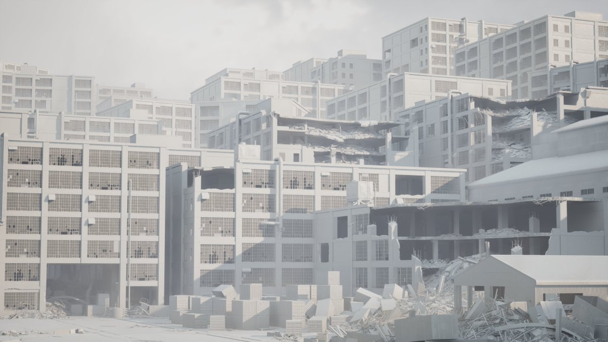 進級課題のグループ制作で背景担当してました。
#3DCG #UE5