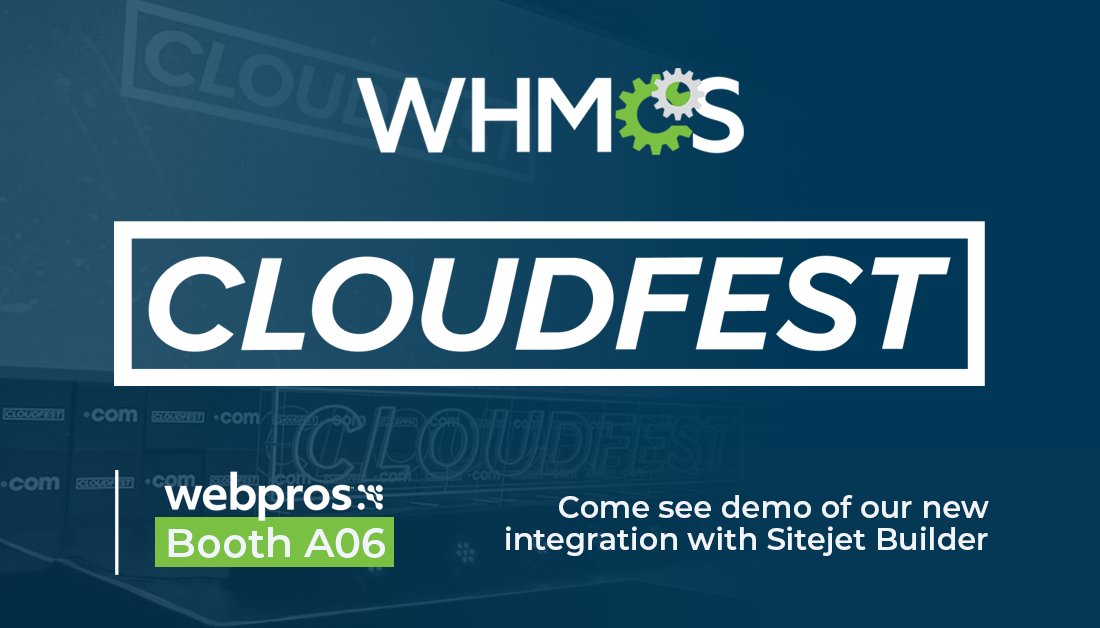 Our team is headed to #CloudFest24 where we'll be demo'ing the new Sitejet Builder integration in WHMCS 8.10. Come see it at booth A06!
