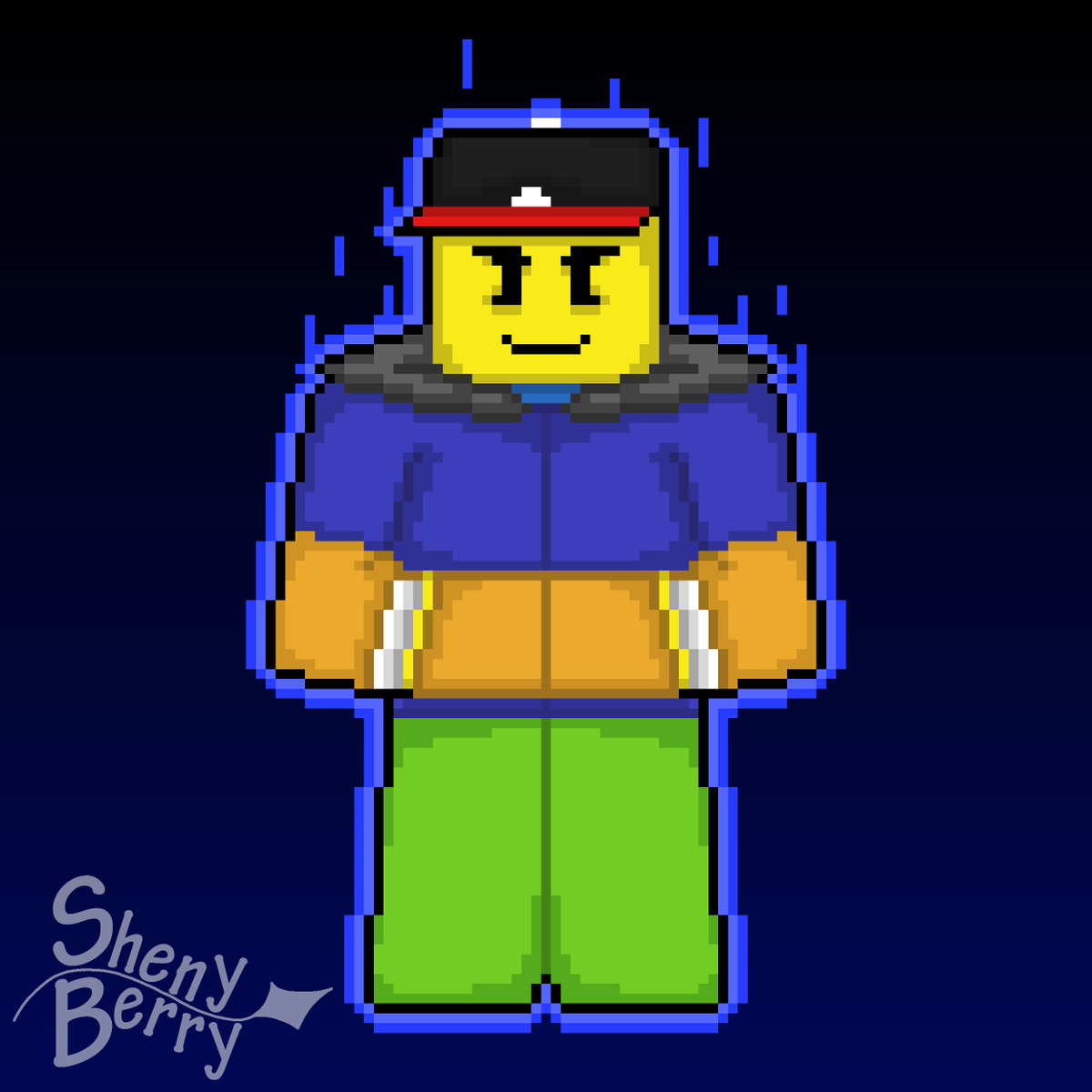 ShenyBerry's tweet photo. Roblox and Undertale combined?!
#roblox #robloxart #undertale #pixelart https://t.co/dvcjE5fCEq