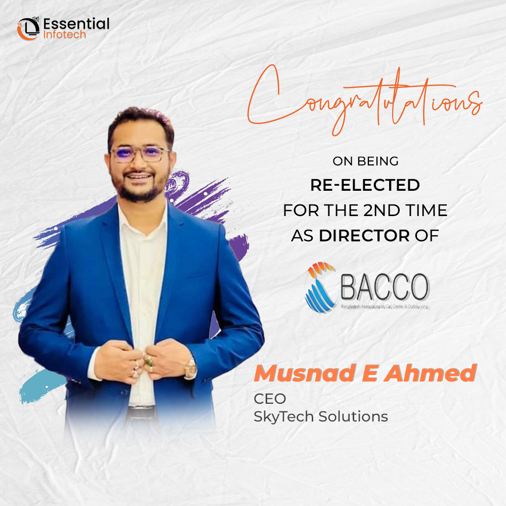 A huge congratulations for reaching this incredible milestone! Your passion and commitment have led you to this moment. Wishing you continued achievements and prosperity in your journey ahead! #Congratulations #CelebratingSuccess #Essentialinfotech #ISOCertified #Skytech