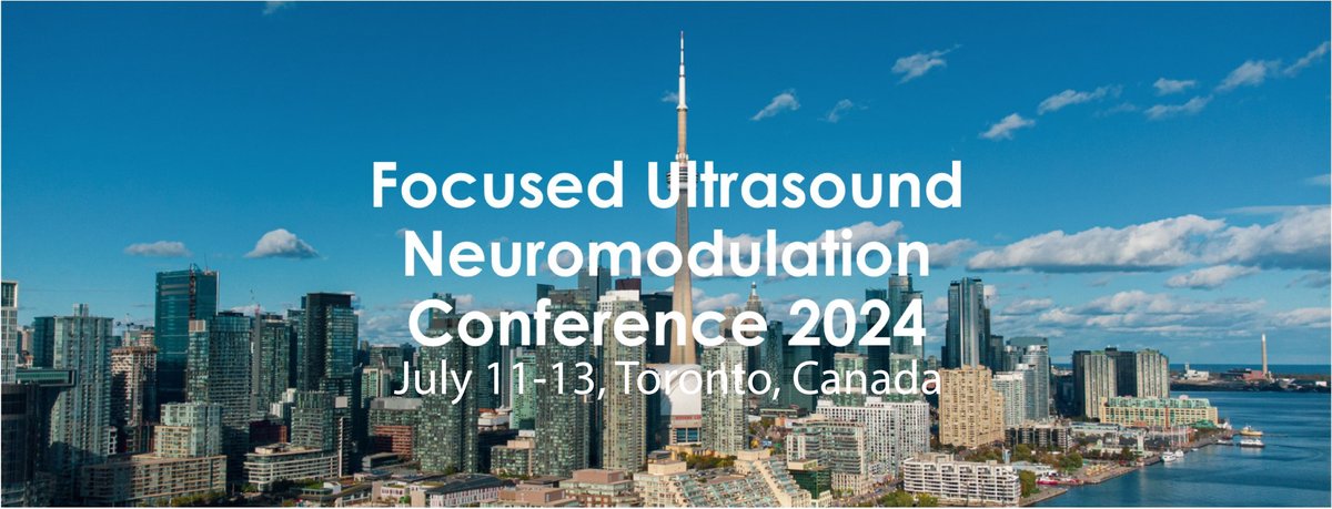 🔊 Exciting news for #FocusedUltrasound enthusiasts & #NeuroTwitter! 🧠 Join us at the @itrusst Focused Ultrasound Neuromodulation Conference (FUN24) from July 11th-13th, 2024 at @MaRSDD in Toronto, Canada. Registration & abstract submission now live at fun24.ca.…