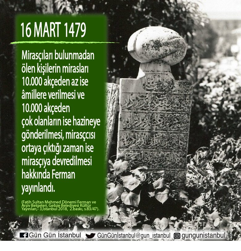 gun_istanbul's tweet image. #I479 #miras #ferman #İstanbul #İstanbulunTarihi #GünGünİstanbul @istanbulbld @gebze_belediye