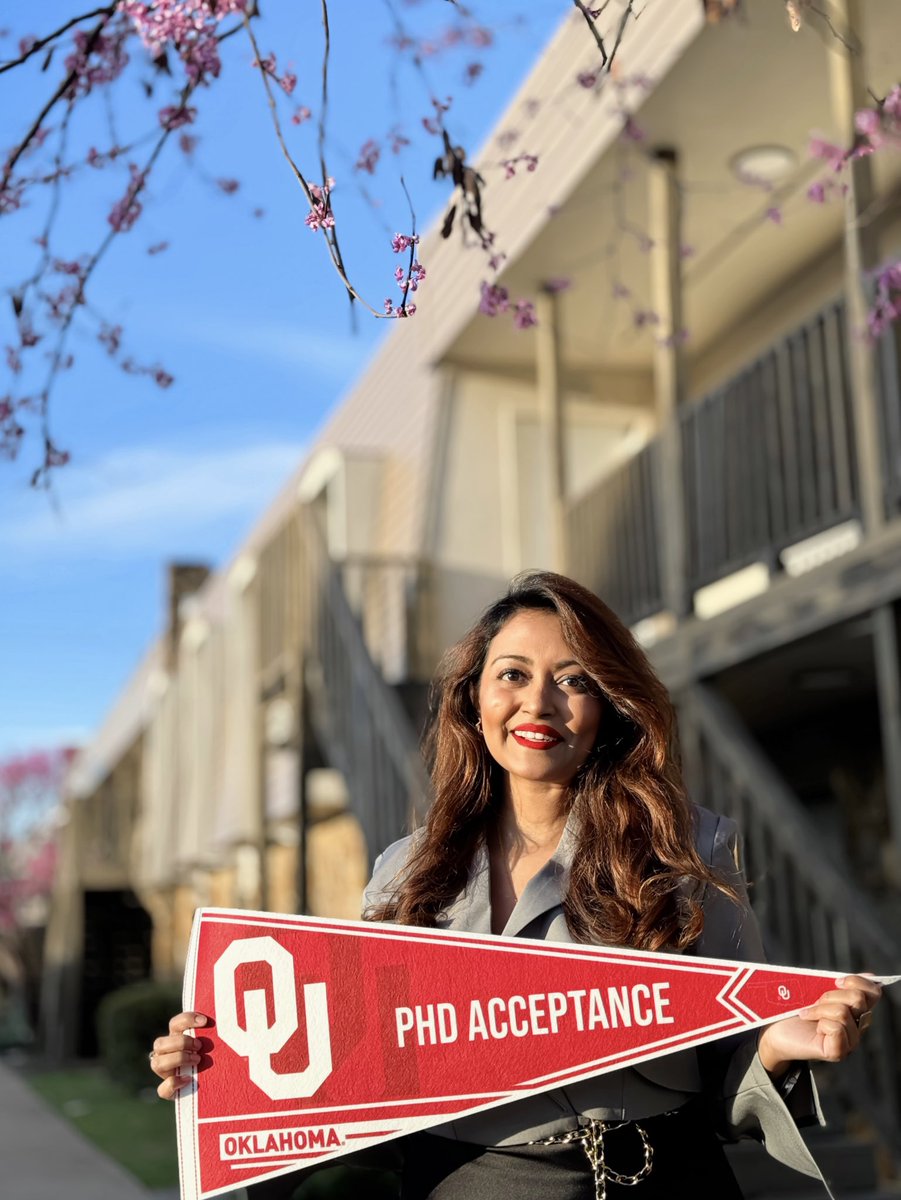 I'm incredibly proud to share that I’ll be starting a fully-funded PhD in the Science of Psychology, Data, & Research in Education at the @UofOklahoma this August. I’ll be mentored by the wonderful Drs.@AKoenka & @ShawnTheScholar 📚🖊️🙏🏽🫡 #firstgen #phd #OU #fullyfunded #edpsych
