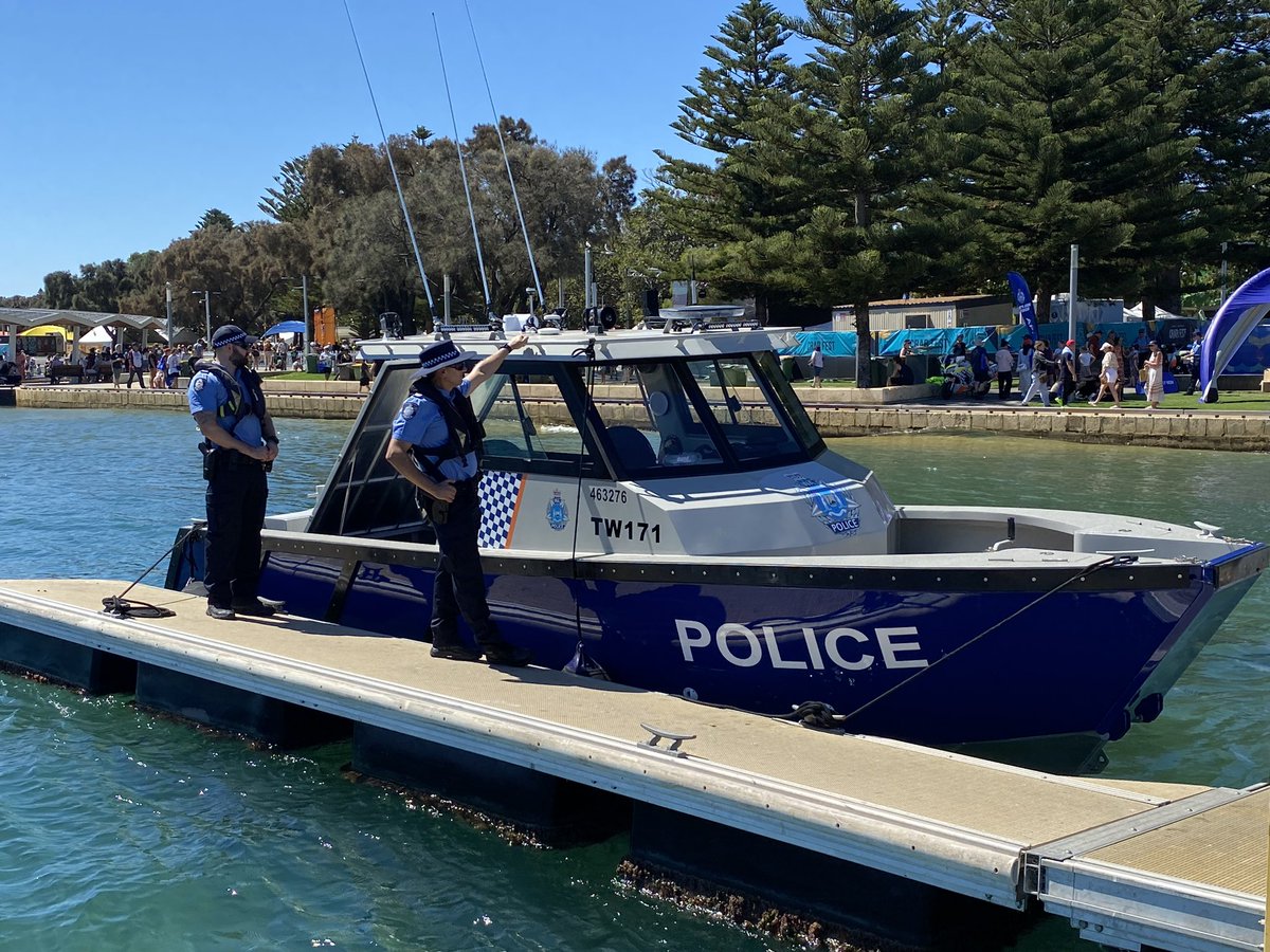 The WA Police Force Cadet Programs were re-opened as part of the Police Careers Expo at Mandurah Crab Fest today. Come see us today and tomorrow on the Eastern Foreshore and Keith Holmes Reserve #letsjoinforces #crabfest #mandurah