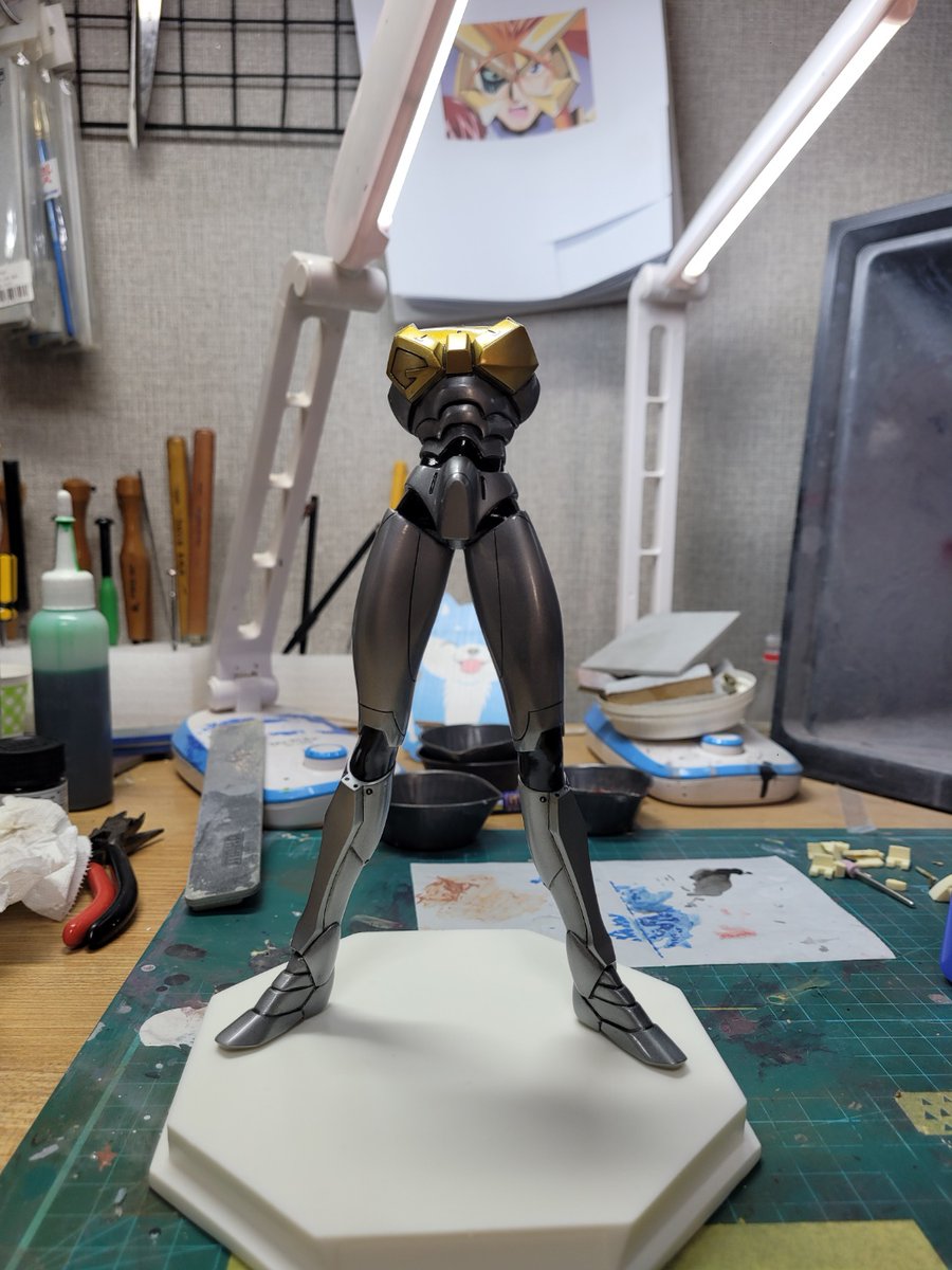 gauri0918's tweet image. 勇者王ガオガイガー獅子王凱ガレジキット制作中～！

＃勇者王　＃ガオガイガー　＃獅子王凱　＃ガレジキット